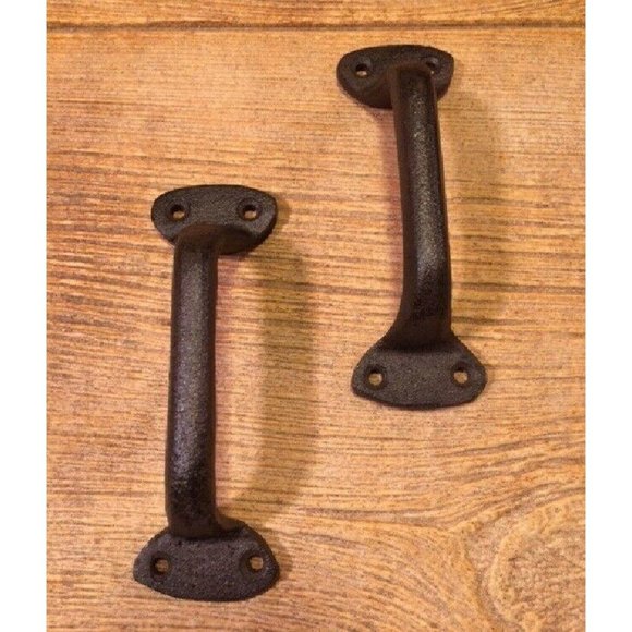 One Small 5 1/2" long Cast Iron Gate Handle Barn Door Pull 0184-0053 - Picture 2 of 12